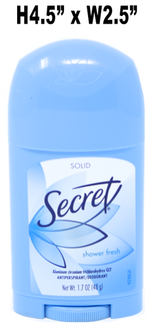 Deodorant Secret Shower Fresh, 1.7 Oz
