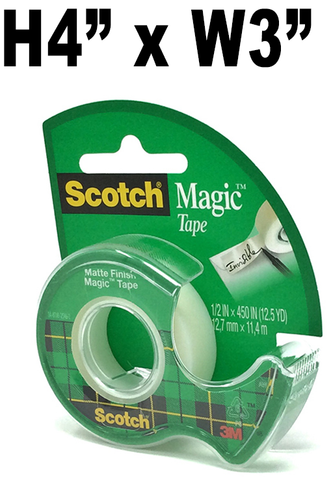 Stationery - 3M Scotch Magic Tape 1/2" x 450"