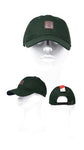 Baseball Cap - Izod, Dark Green Leather Patch