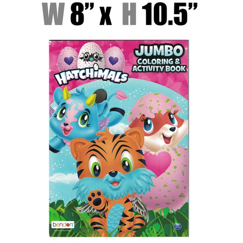 Stationery - Hatchimals Jumbo Coloring and Activity Book