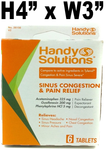 H.S. Sinus Congestion & Pain Relief - 6 Tablets