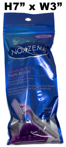 Noxzema Premium Pivot Twin-Blade, 2 Pk
