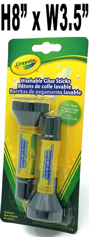 Stationery - Crayola Washable Glue Sticks, 2 Pk