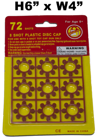 Toys 99¢ - 72 Shots, 8-Shot Ring Caps