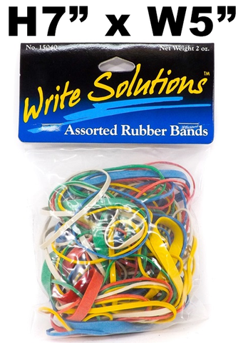 Stationery - Rubber Bands Assorted