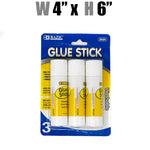 Glue Stick 3 Pk