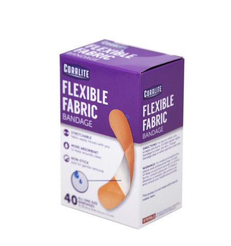 Coralite - Flexible Fabric Bandages 40Ct