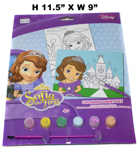Toys $2.59 - Sofia the First Coloring Paint Set