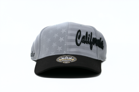 Baseball Cap -  California Gray w/ Black Letters