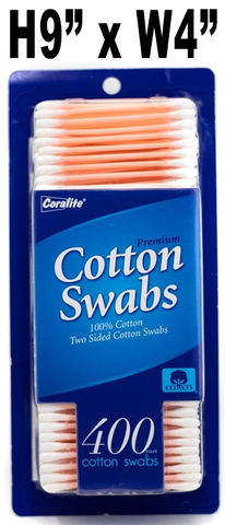 Coralite - Premium Cotton Swabs 400Ct