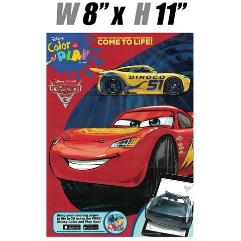 Stationery - Disney Cars Coloring Book, Asst'd