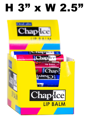 Chap-Ice Lip Balm Asst'd Flavors, 24 Pc Display