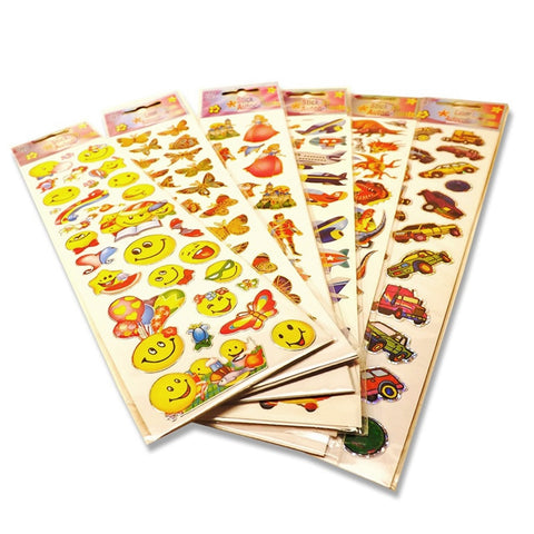 Toys 99¢ - Asst'd Licensed Character Stickers, 12 Pk