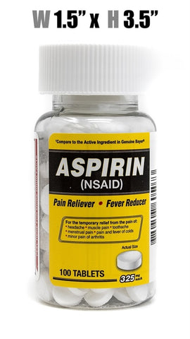Aspirin - 100 Tablets