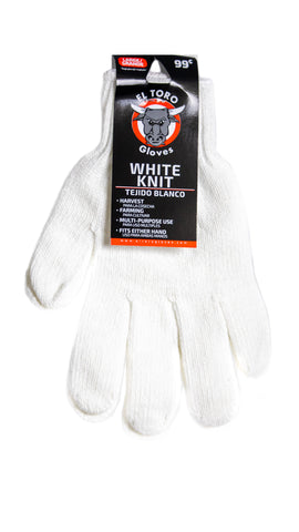 El Toro Gloves - Bleach White Knit LG