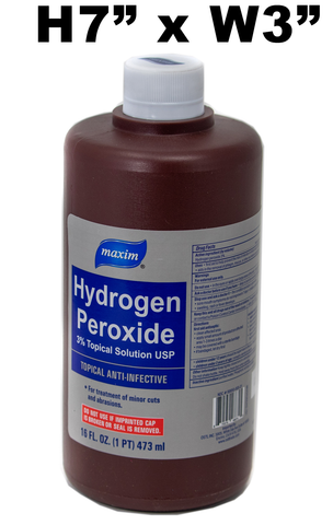 Hydrogen Peroxide, 3% Topical Solution USP, 16 FL. OZ.