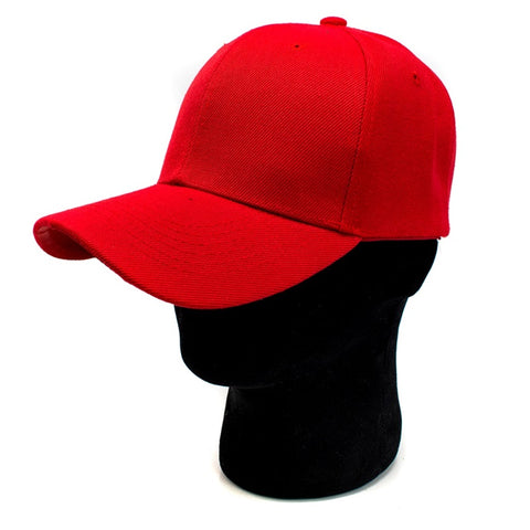 Baseball Cap - Solid Red