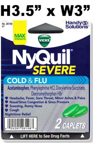 NyQuil Severe Cold & Flu, 2 Caplets