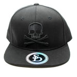 Snapback Skull and Cross Bones, Black