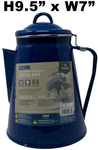 Enamel Coffee Pot - 8 Cup w/basket