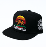 Snapback Cap California Sunset Black