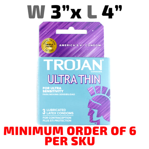 Trojan - Ultra Thin, 3 Ct