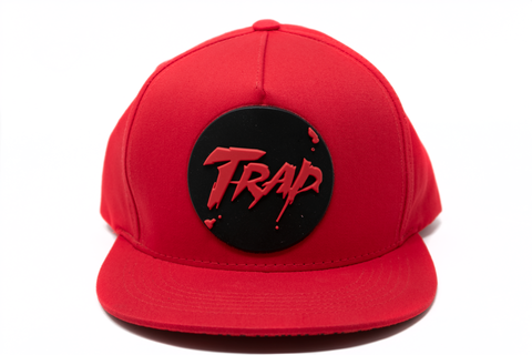 Snapback Cap Trap Patch, Red