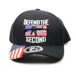 Baseball Cap Defend the Second, Black