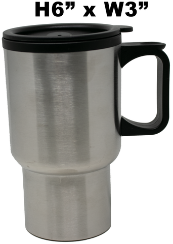 Insulated Tumbler Cup - Pop-On Lid with Handle