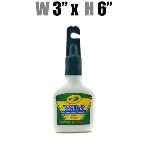 Stationery - Crayola Washable White Glue, 4 oz