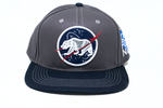 Snapback Cap - NASA Bear, Dark Gray