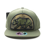 Snapback California Olive Camo Patch