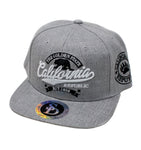 Snapback Cap - The Golden State California, Light Grey