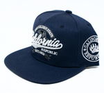 Snapback Cap - The Golden State California, Navy