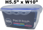 Food Container, 118oz Rectangle Snap