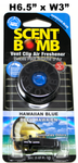 Scent Bomb - Vent Clip Air Freshener, Hawaiian Blue