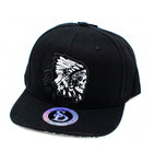 Snapback Cap -  Tribe, Black