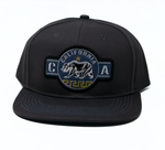 Snapback Cap C California A Patch, Dark Grey