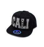 Snapback Cap Cali Rubber Patch, Black