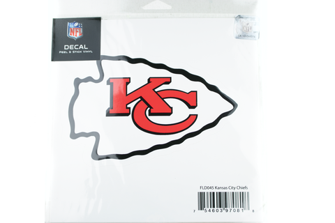 NFL Decal Peel & Stick Vinyl - Kansas City Chiefs