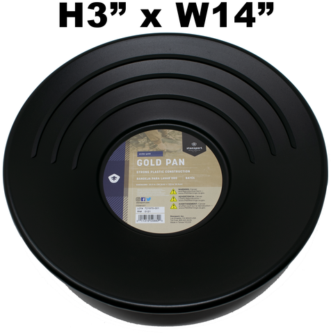 Gold Pan -Plastic - 13.75 Inch