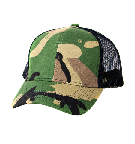 Mesh Trucker Cap - Camo