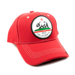 Baseball Cap - 1850 California Patch, Red