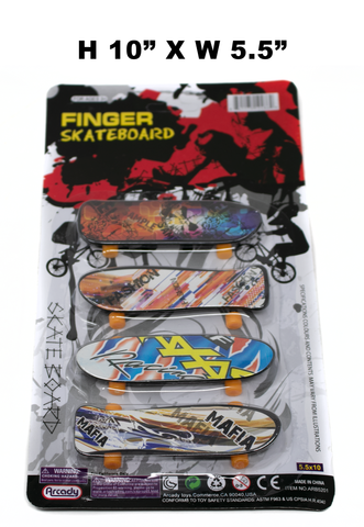 Toys $1.99 - Finger Skateboards, 4 Pc