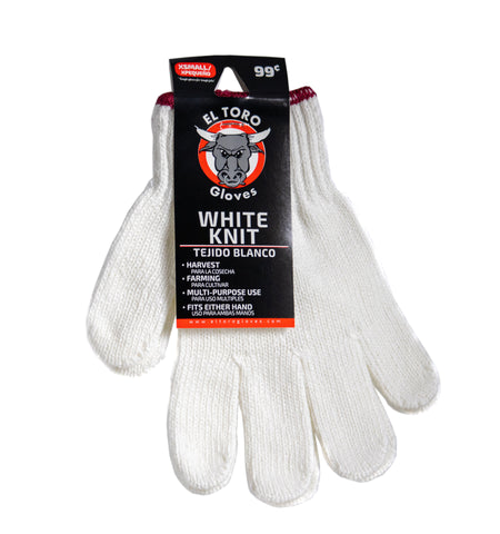El Toro Gloves - Bleach White Knit XS