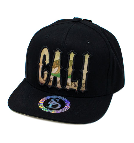 Snapback Cap - Cali California Republic Flag