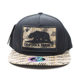 Snapback Cali Republic Tweed Tan