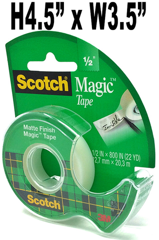 Stationery - 3M Scotch Magic Tape 1/2" x 800"