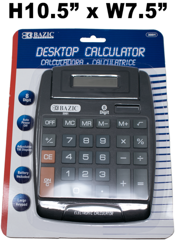 Stationery - 8-Digit Lg Desktop Calculator
