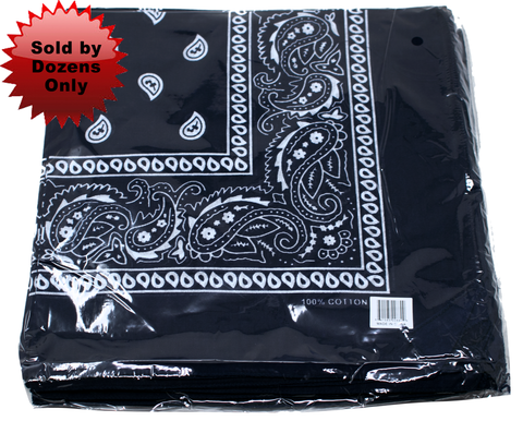 Bandana - 12 Pack Navy Bandanas